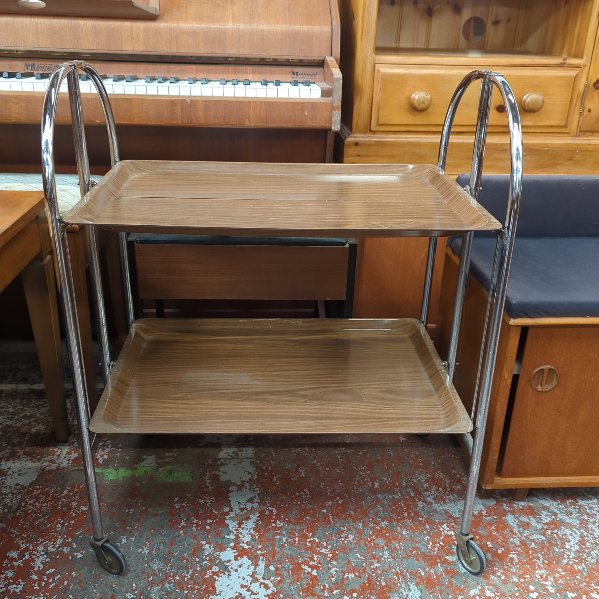 Vintage serving cart